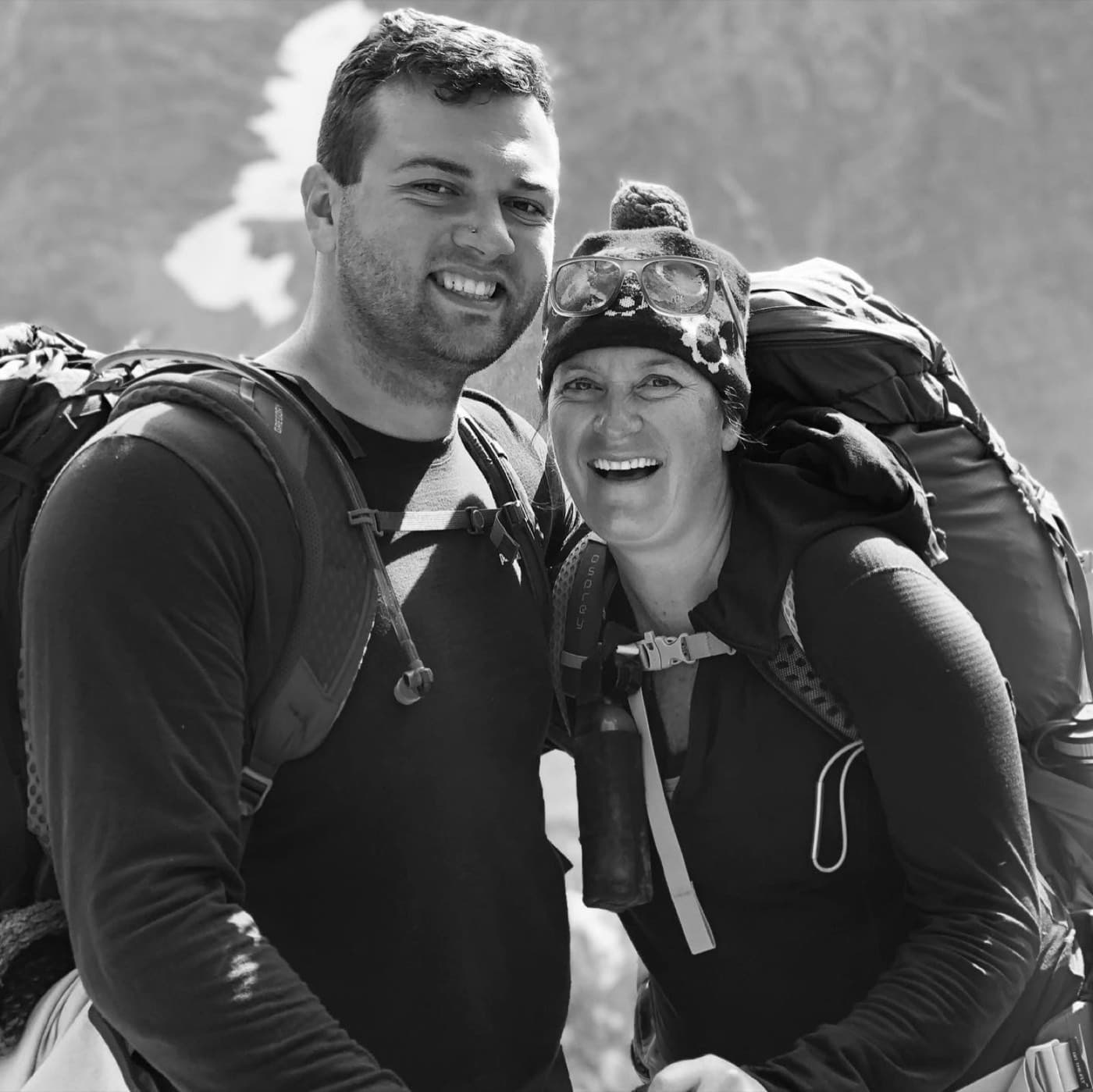 Taryn and TK in Glacier
