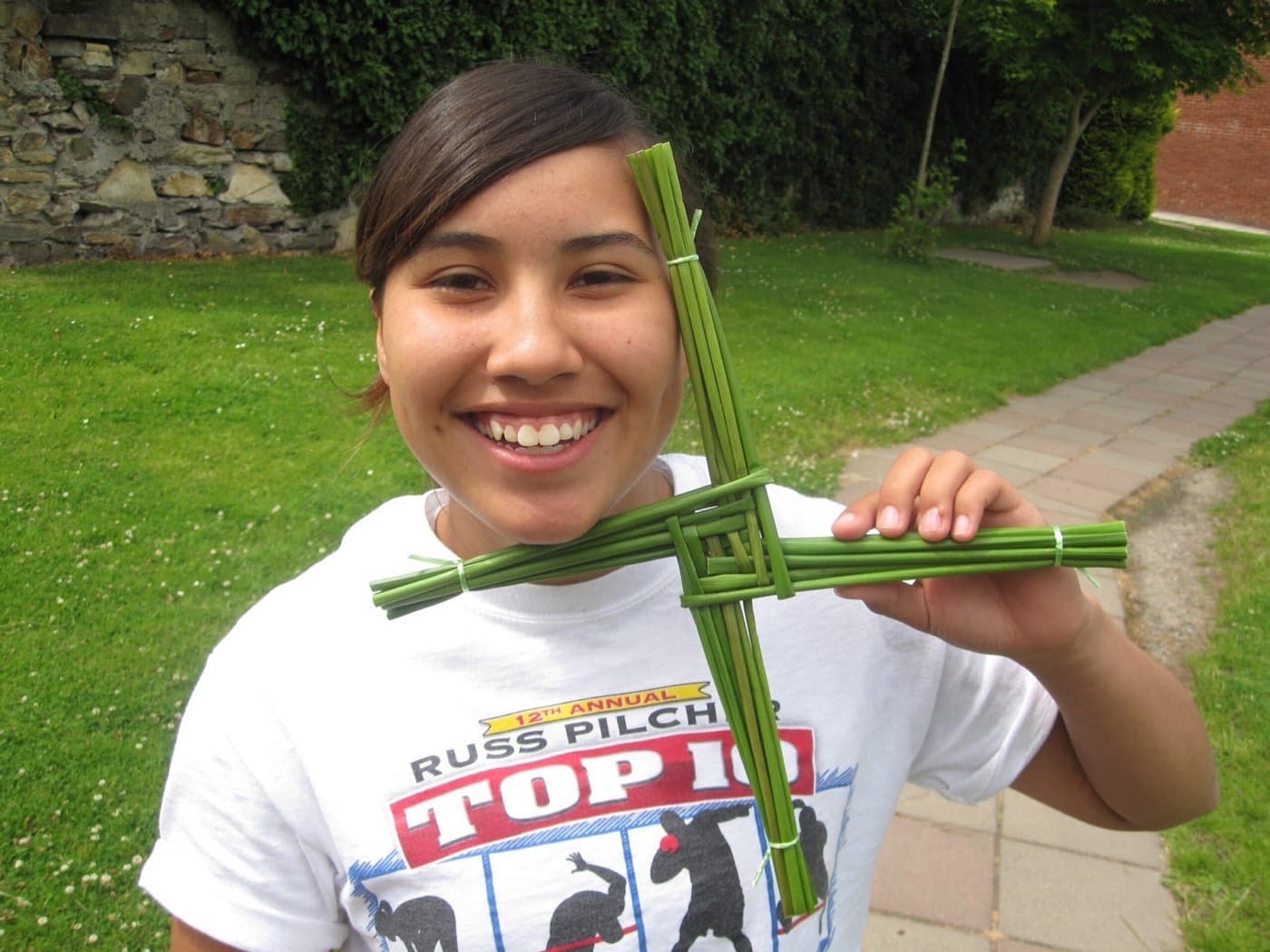 St. Brigid's Cross Workshop-Katie 2010