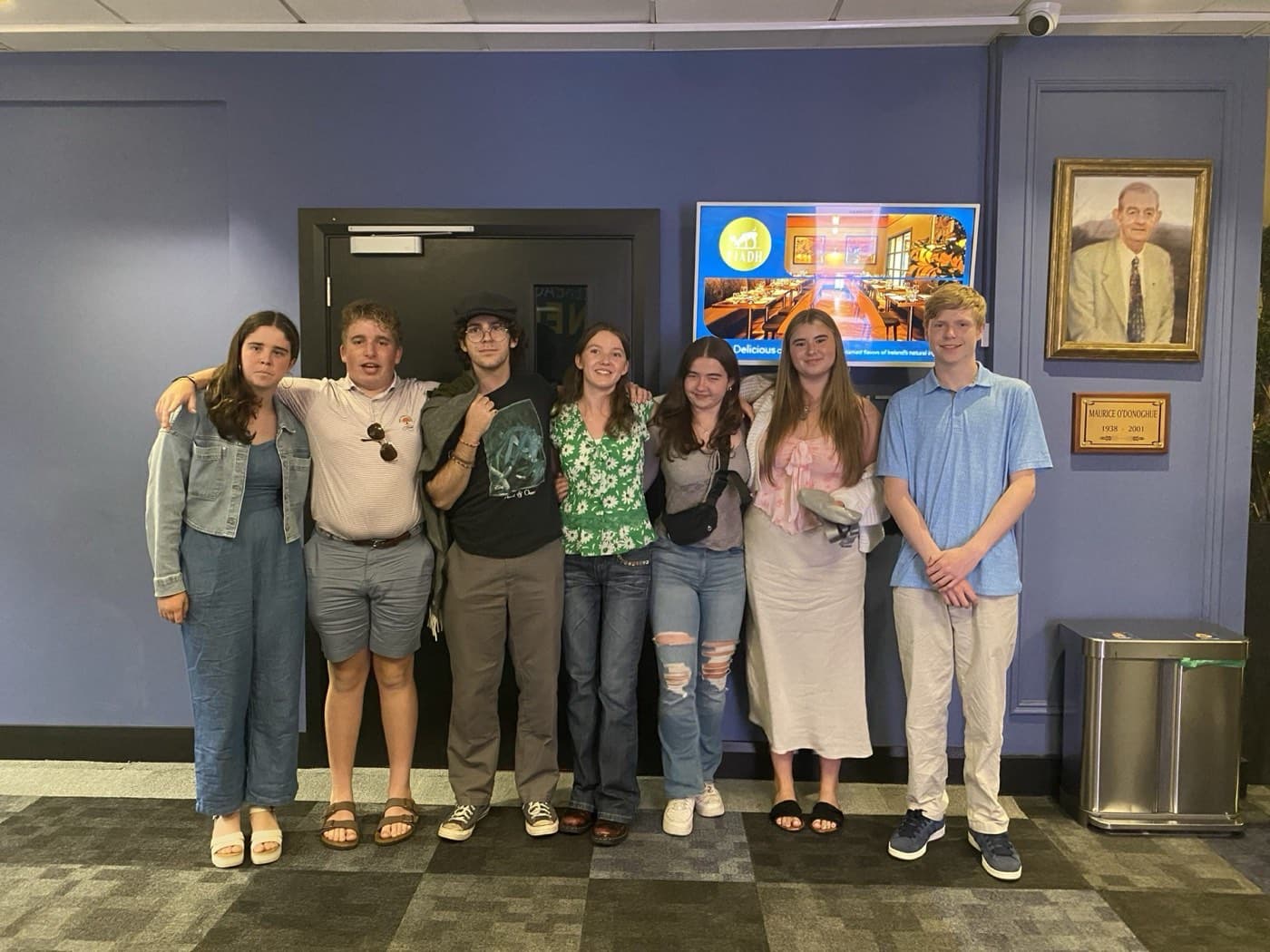 Michael Collins winner group at Celtic Steps--2024