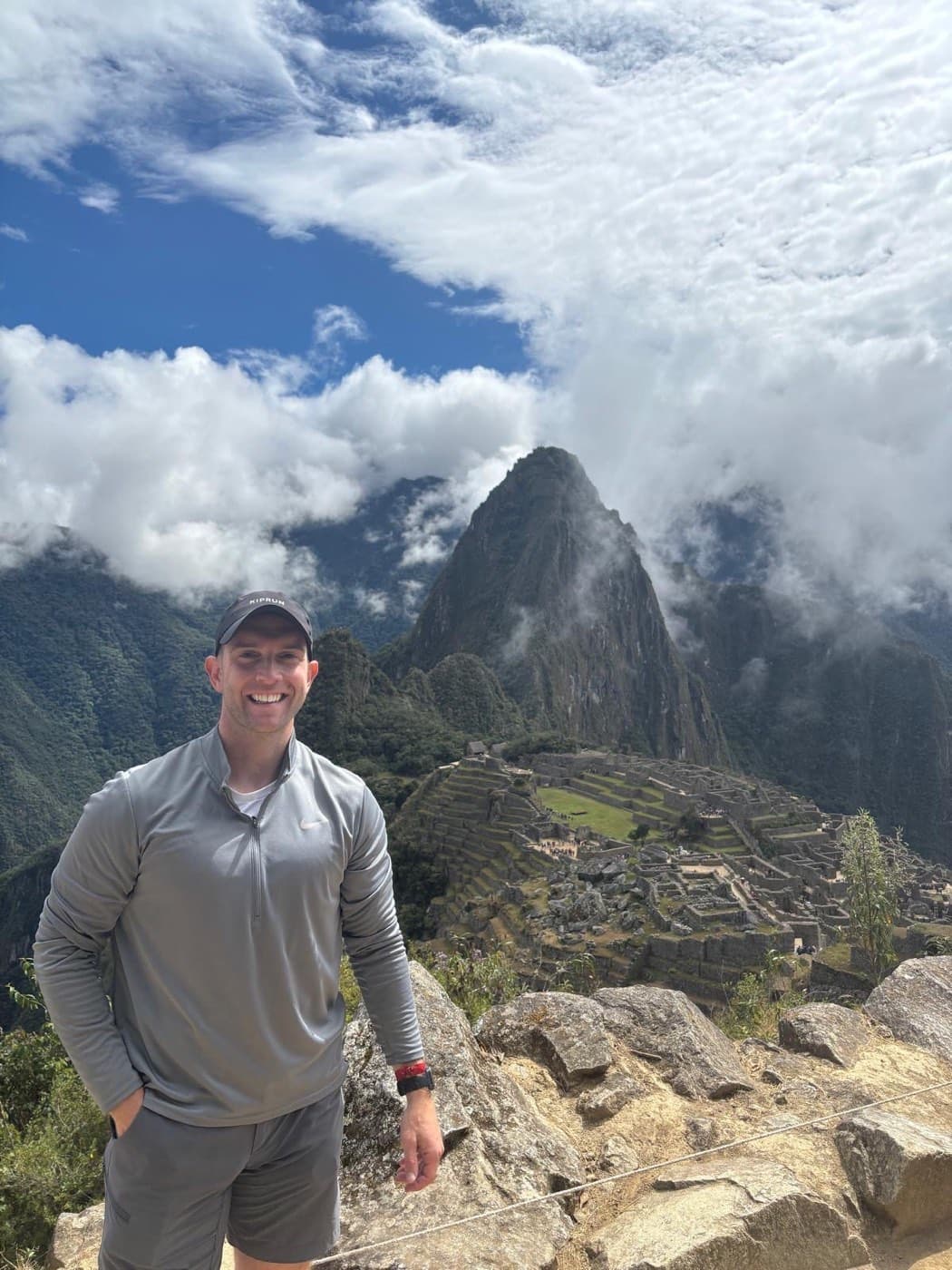 James S. at Machu Picchu