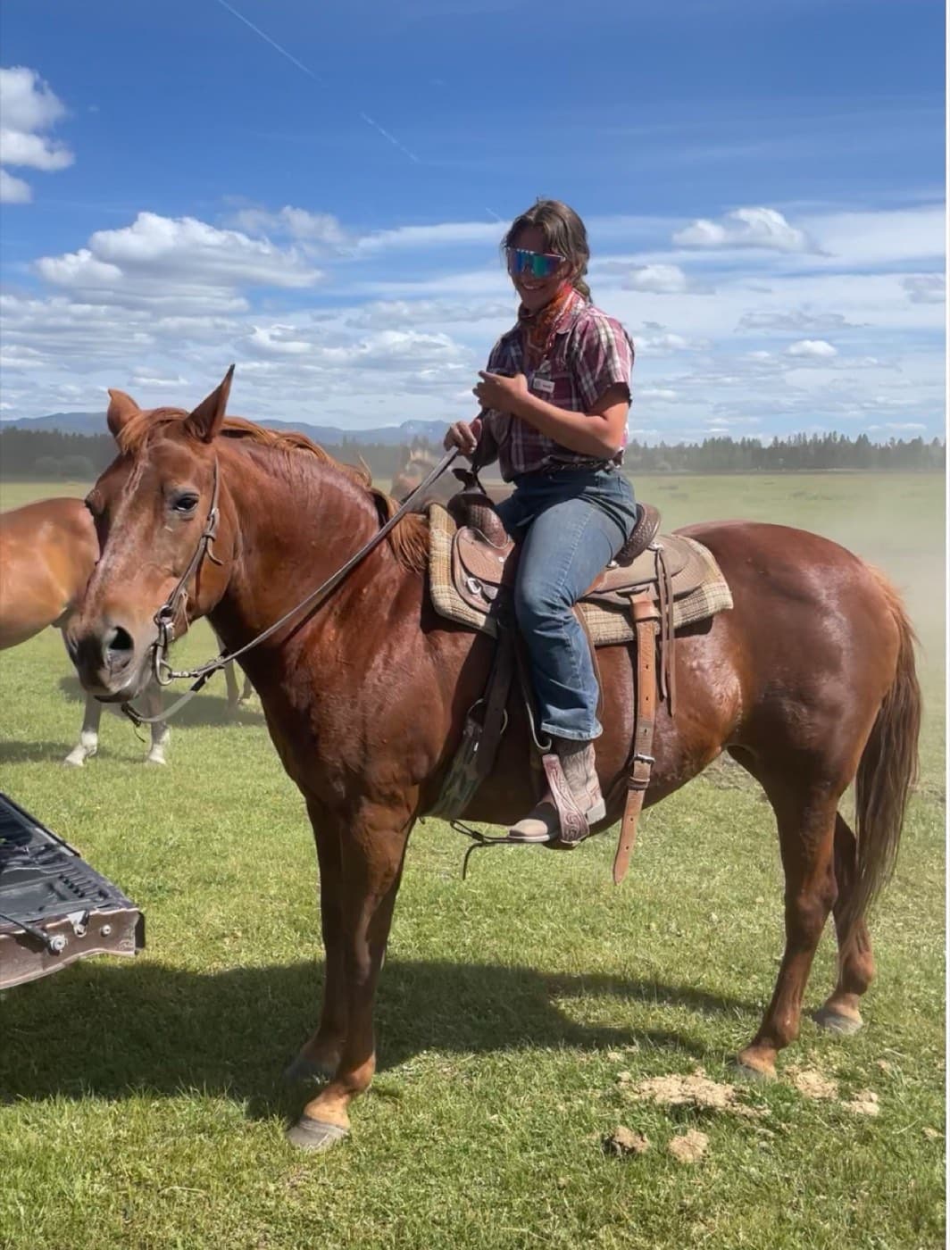 Natalie H. and Horse